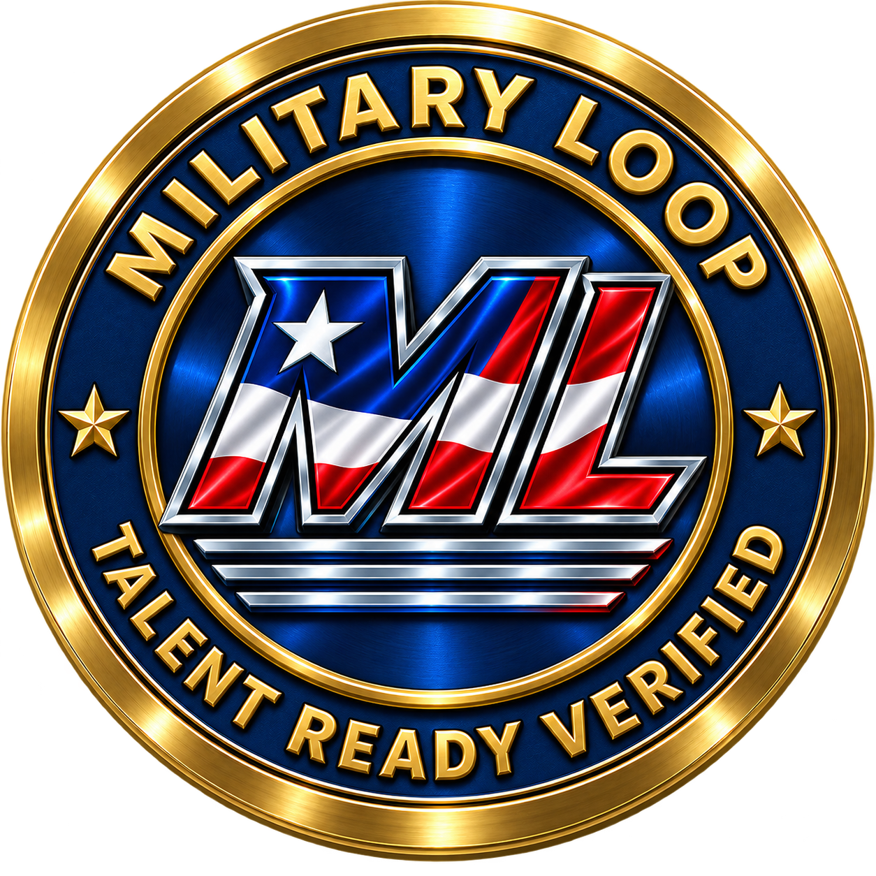 Military Loop Talent Ready Verified badge