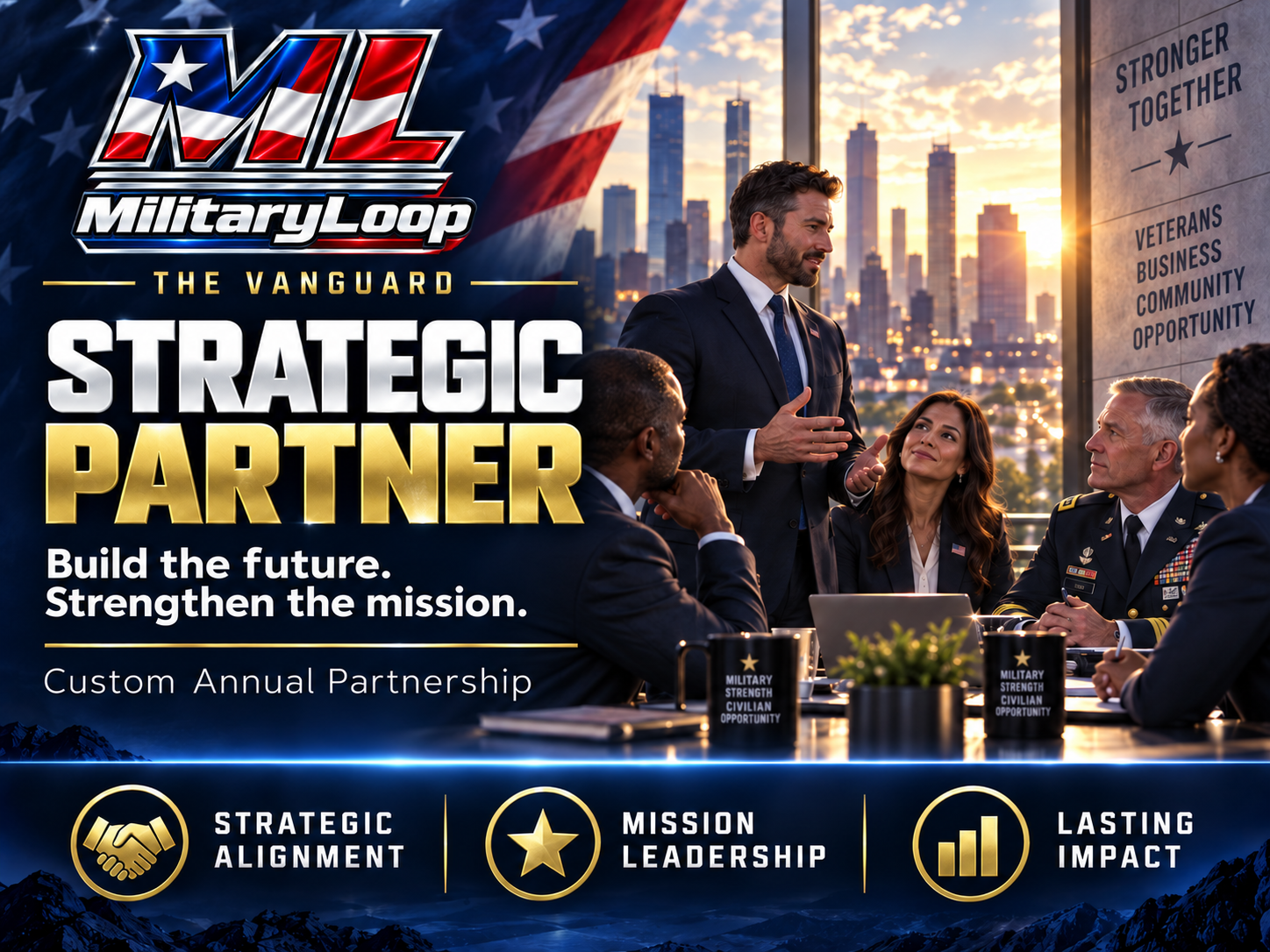 Military Loop Vanguard Strategic Partner — Custom Annual Partnership